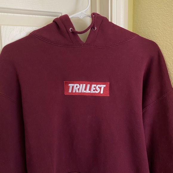 Maroon Trillest Hoodie - Picture 2 of 3